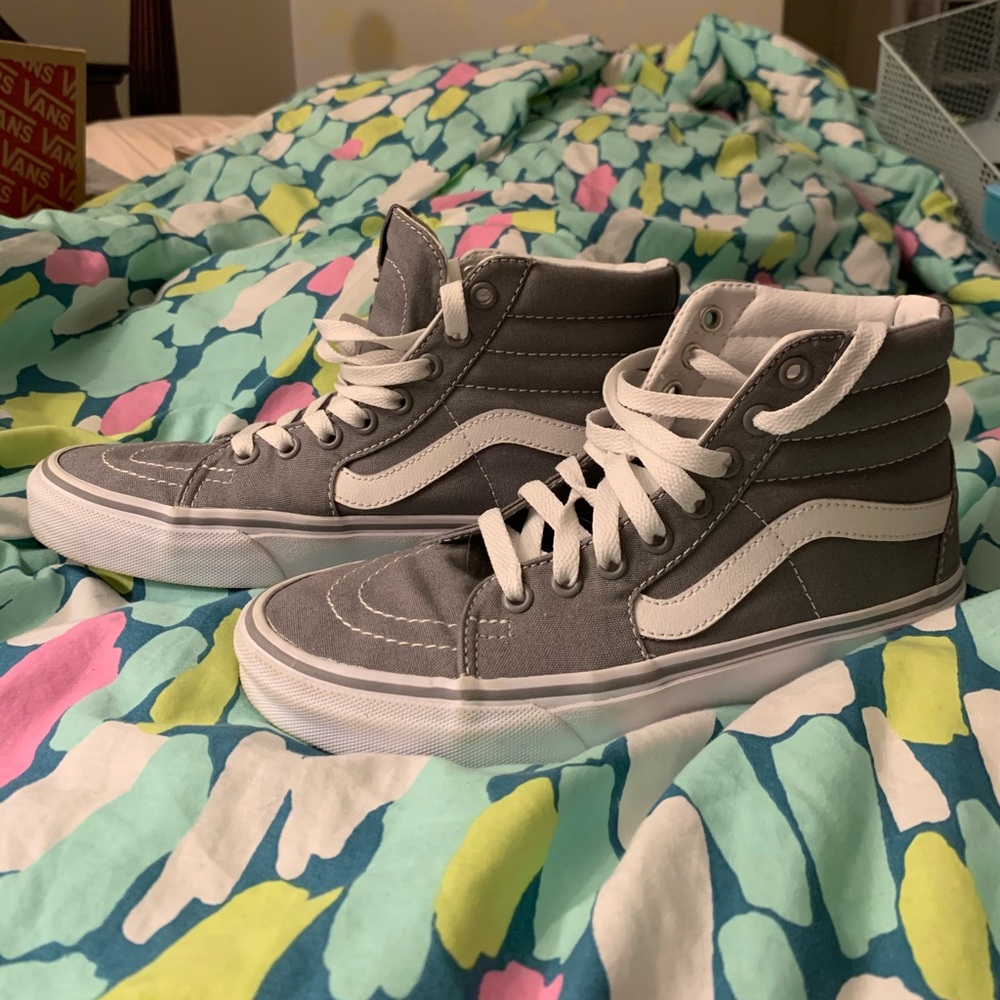 High top Grey Vans